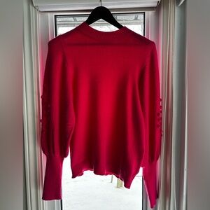 Bright Pink Long Sleeve Sweater